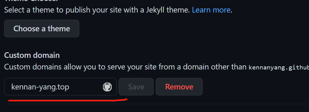 Custom domain