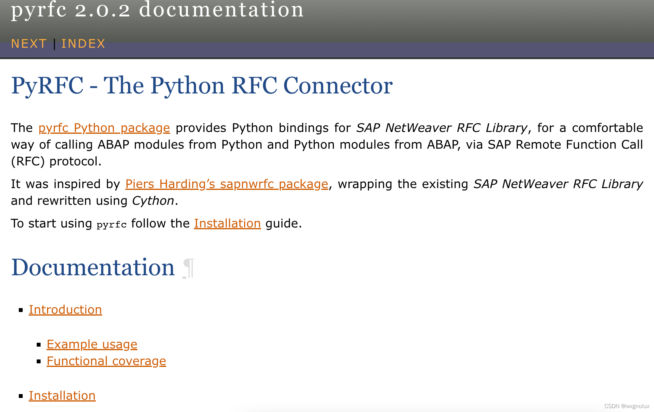 Python Sap python 连接SAP的方法 调用 RFC (pyrfc)_sap rfc lib-CSDN博客