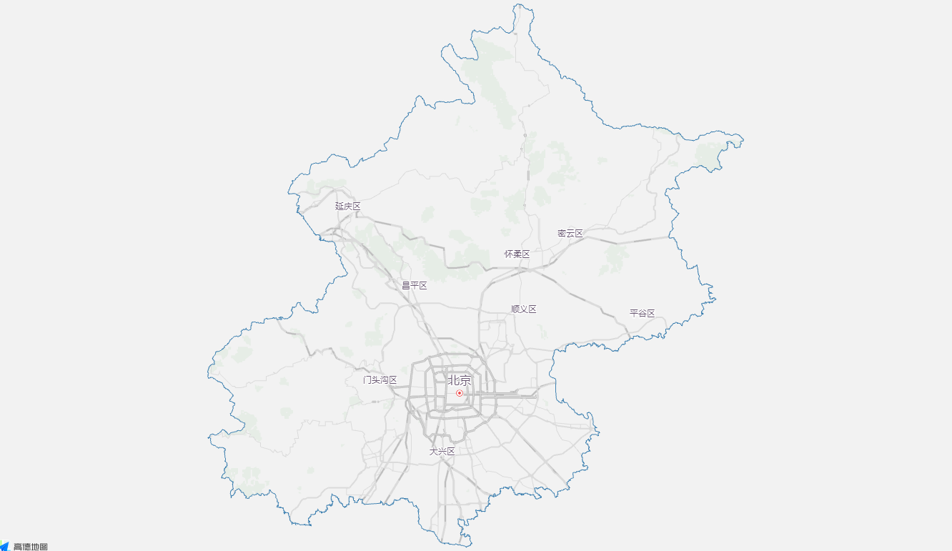 高德地图只显示某个地区或省份并设定显示范围