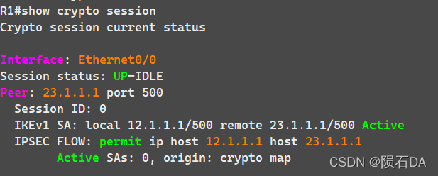 IPsec状态