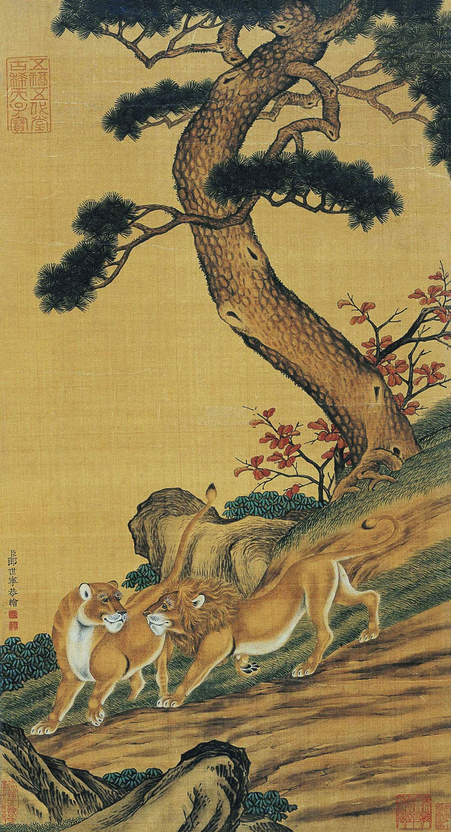 二十,《双狮图》