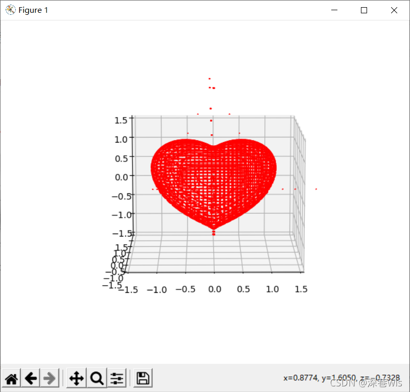 python:在python中绘制一个三维爱心_三维爱心函数-CSDN博客