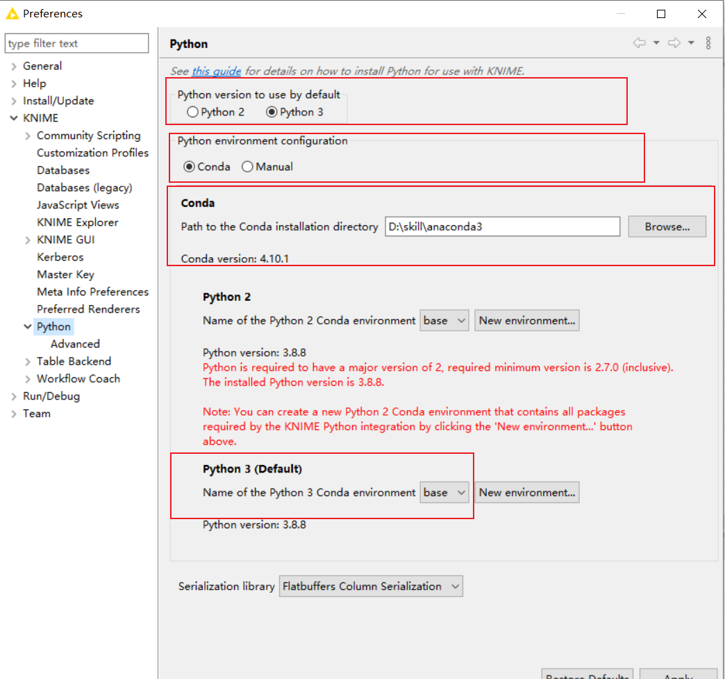 KNIME Python Integration安装配置指南_knime 如何安装python-CSDN博客