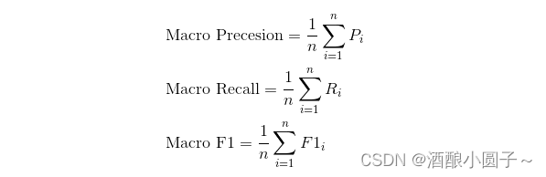 基于sklearn计算precision、recall等分类指标