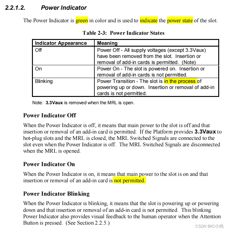 PCIE知识点010：PCIE 热插拔资料从哪获取_pci express庐 card electromechanical