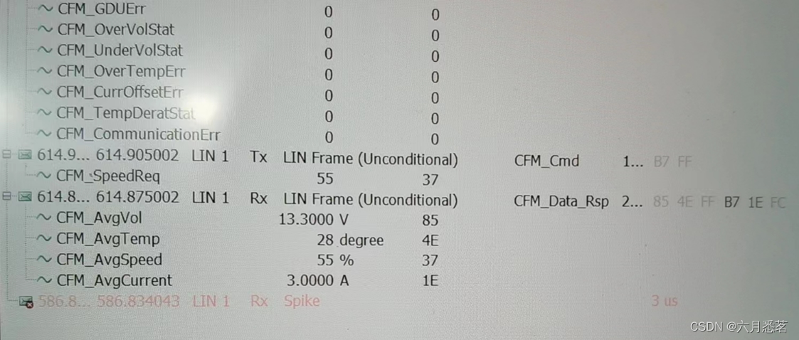 【LIN通讯出现问题】