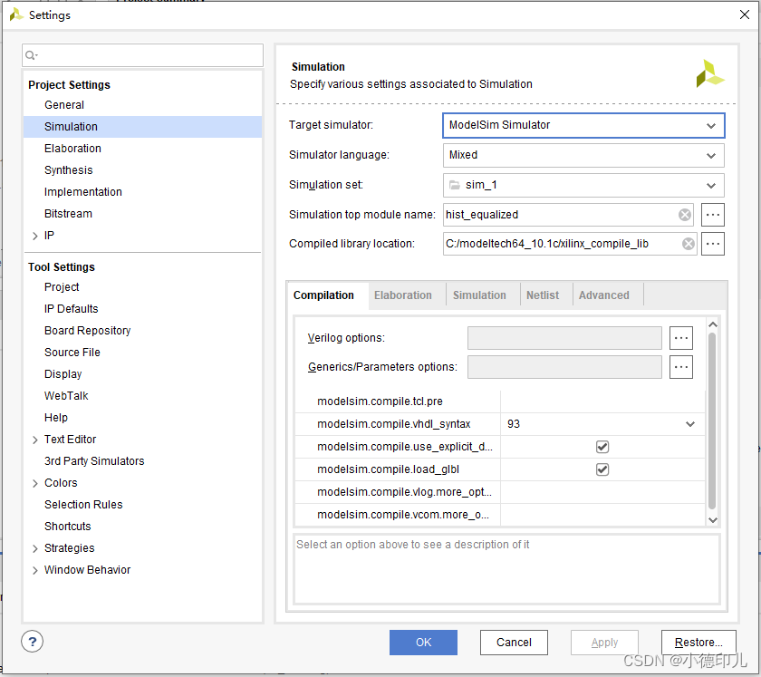 vivado使用modelsim仿真_vivado modelsim仿真-CSDN博客