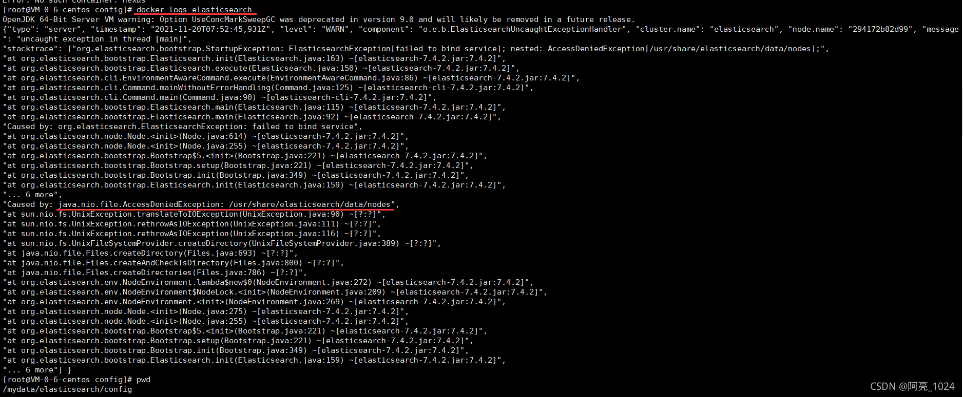 docker启动容器错误:docker: Error response from daemon: OCI runtime create ...