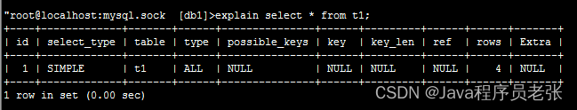 mysql执行计划解读