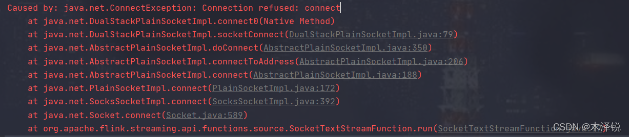 报错：Caused by: java.net.ConnectException: Connection refused: connect