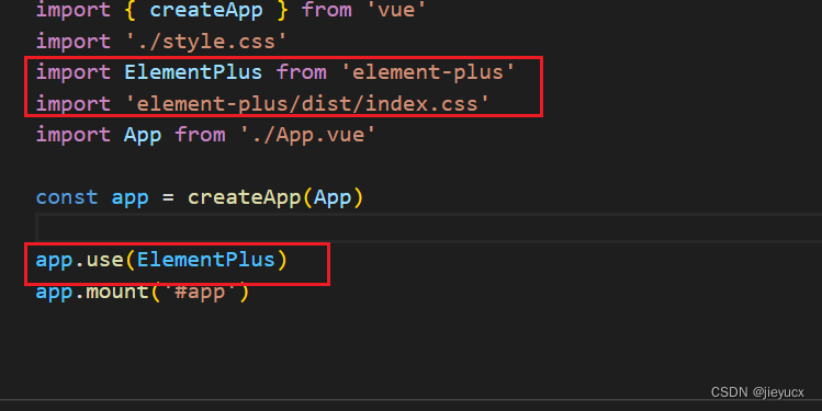 vue3中引入element plus