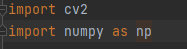 cv2 在库里找到Opencv-python