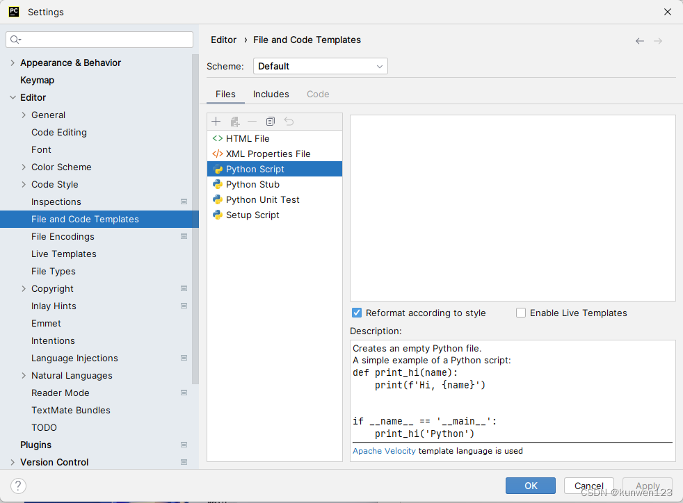 python文件头规范和函数注释自动生成(pycharm)_pycharm文件头规范-CSDN博客