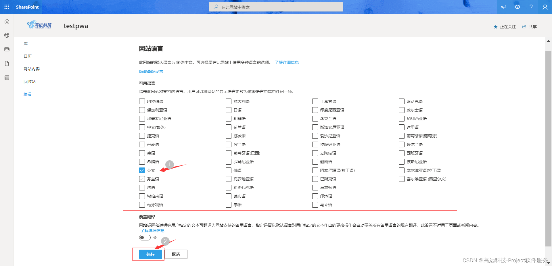 Project站点语言更改_project里面如何将中文变成英文-CSDN博客