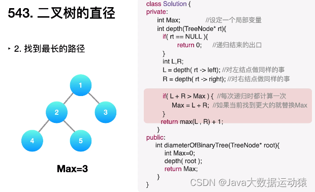 543. 二叉树的直径【71】