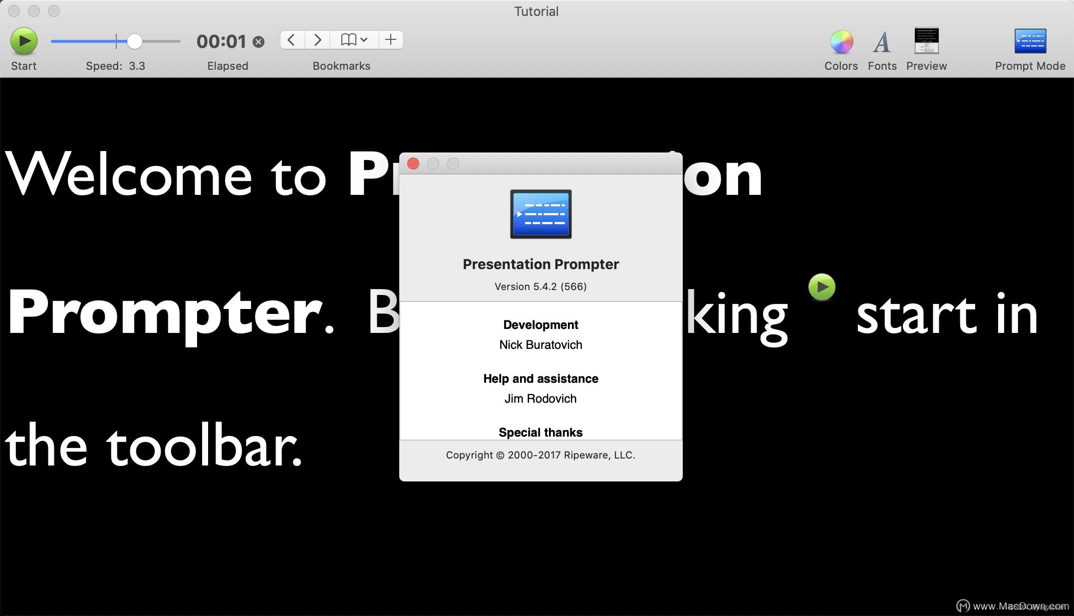 Presentation Prompter 5.4.2(mac屏幕提词器)