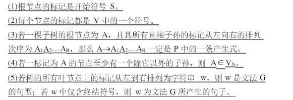 2.【文法和语言】文法和语言的定义、句子和句型、递归文法、推导和归约、chomsky分类、语法树的定义、二义性