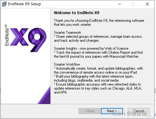 EndnoteX9 安装不能继续_安装endnote出现retry-CSDN博客