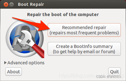 Ubuntu20.04.3引导修复（Boot Repair）