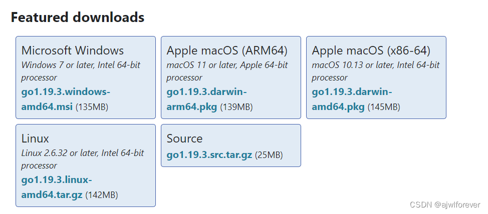 Installation package