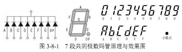 实验八、 数码管显示实验_pcb七段数码管元器件原理图实验-CSDN博客
