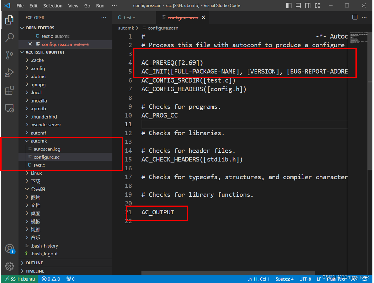 Xshell/VSCode连接Linux系统&&生成Auto Makefile文件CSDN博客