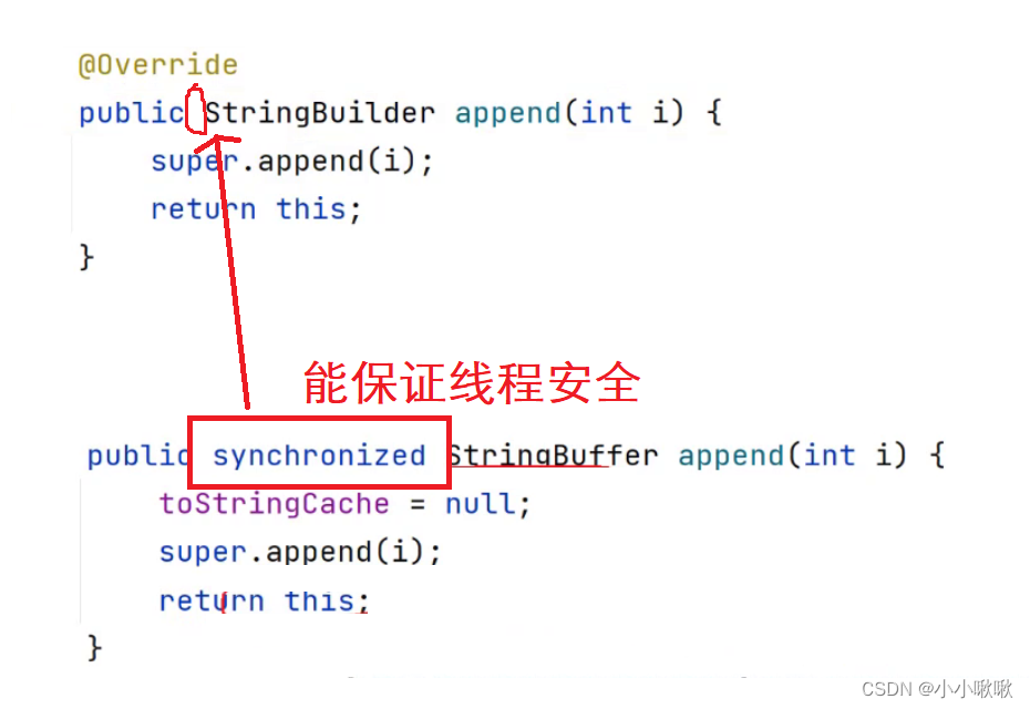 【StringBuilder和StringBuffer】