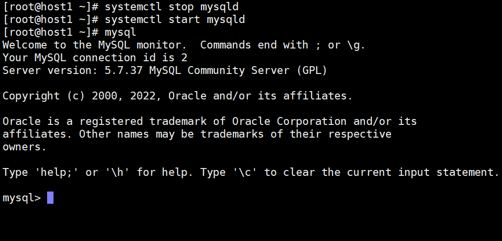 登录MySQL密码修改及密码遗忘的解决办法(centos)