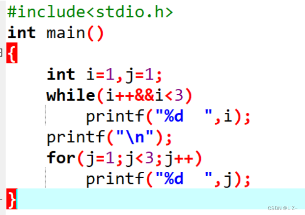 while循环与for循环中i++与++i执行顺序的区别_while循环中的i++-CSDN博客