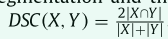 DSC(X, Y) = 2 |