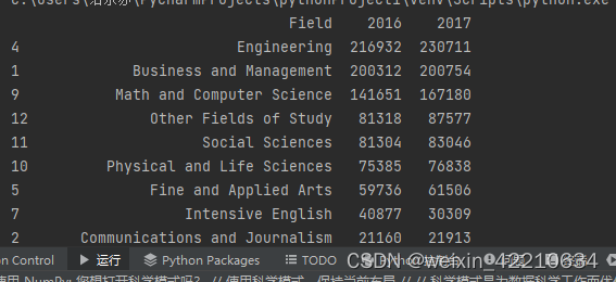 Python 绘画excel分组柱状图（懒人学习）