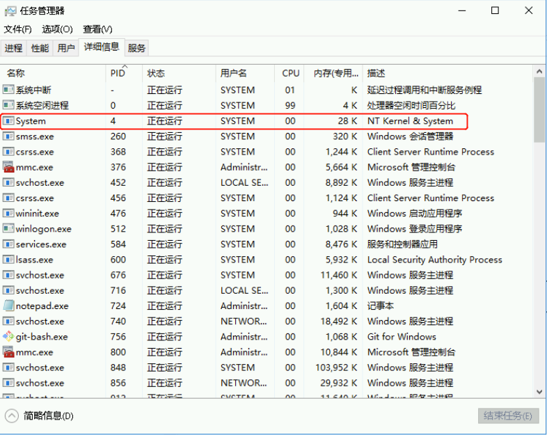 Windows 查看端口占用情况 & 80端口被占用处理方法