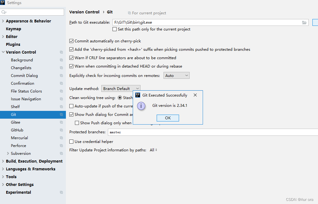  idea git intellij idea 2020 3 git 