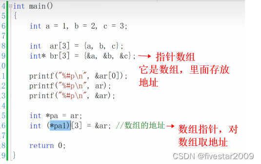 c语言函数指针 指针函数