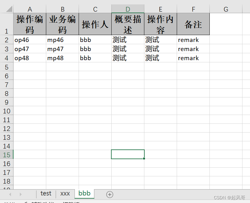 asyncexcel按类型分sheet导出相同数据