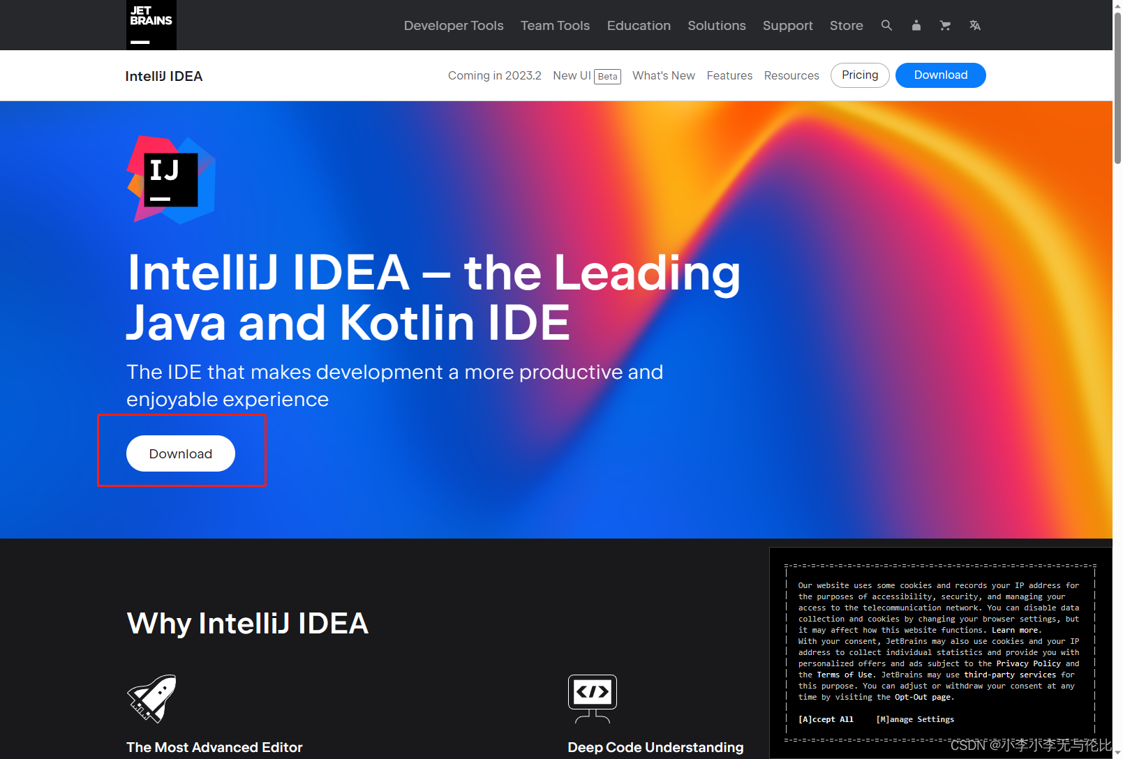 IDEA下载以及环境配置_idea下载配置-CSDN博客