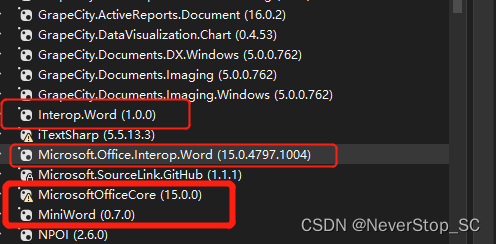 C# 使用Microsoft.Office.Interop.Word 将WORD转成PDF