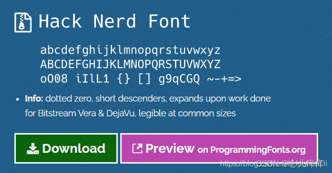 Hack Nerd Font 图片