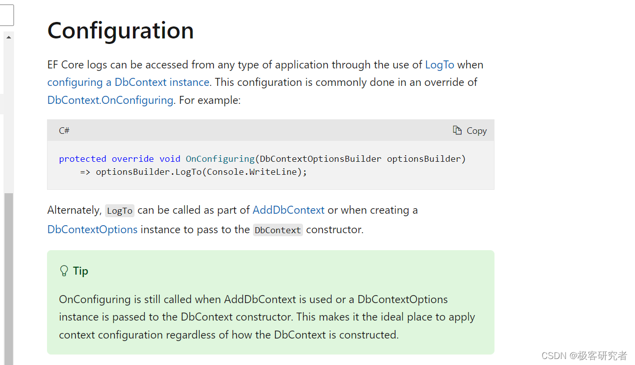 EF Core 2.2中将ORM框架生成的SQL语句输出到控制台_efcore打印sqlCSDN博客