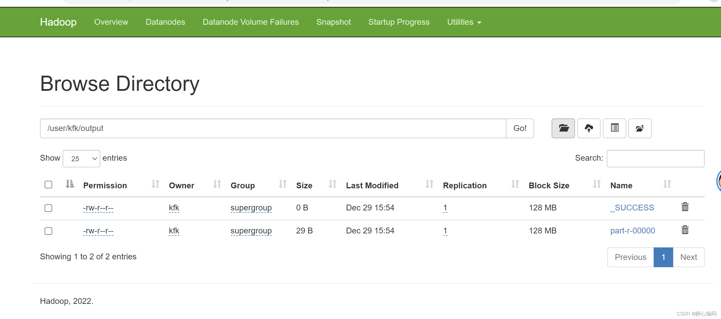 如何解决hadoop文件无法浏览问题“Failed to retrieve data from /webhdfs/v1/?op=LISTSTATUS: Server Error“