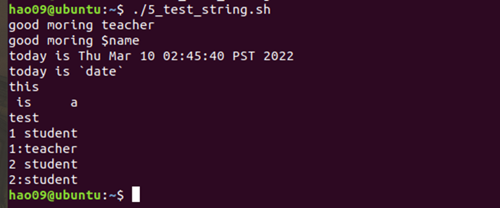 Linux common command exercises - SHELL script usage - Programmer Sought