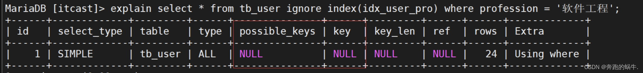 MySQL中的索引index（超详细）