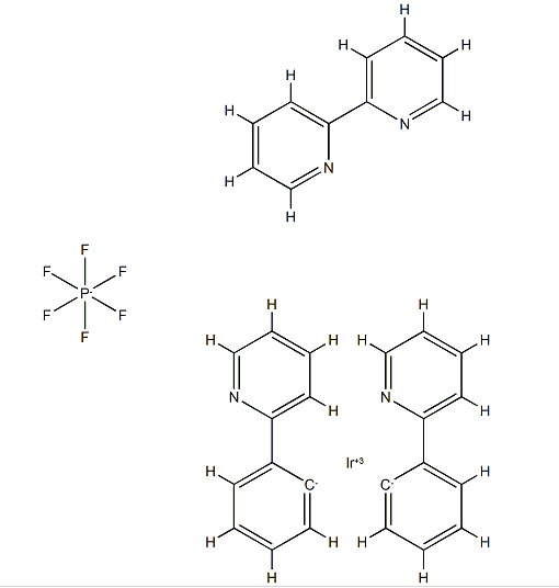 106294-60-4，(2,2‘-联吡啶)双(2-苯基吡啶)铱(III)六氟磷酸盐p[ir(ppy)2(bpy)]f6