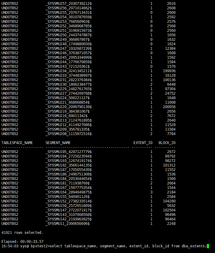 Oracle Space Management Programmer Sought