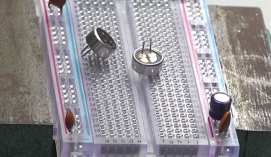 ▲ 图1.6 基于驻极体的麦克风