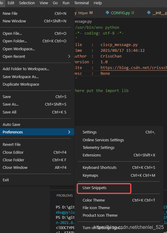 VSCode 配置快速输入Python的Main函数方法_vscode python main-CSDN博客