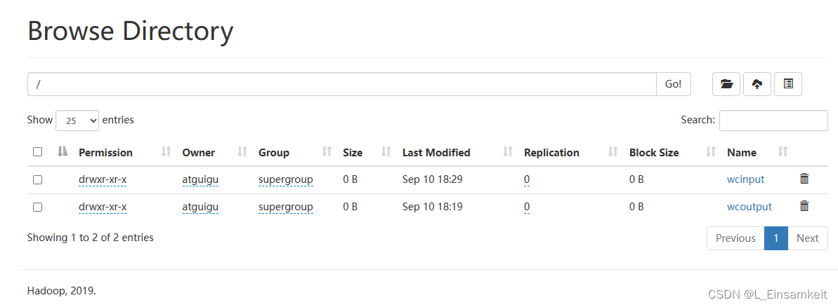 运行Hadoop<span style='color:red;'>中</span>MapReduce<span style='color:red;'>自</span><span style='color:red;'>带</span><span style='color:red;'>的</span>WordCount程序