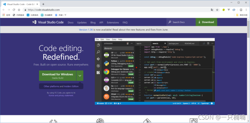 Visual Studio Code安装及使用_microsoft visual studio code (user)-CSDN博客