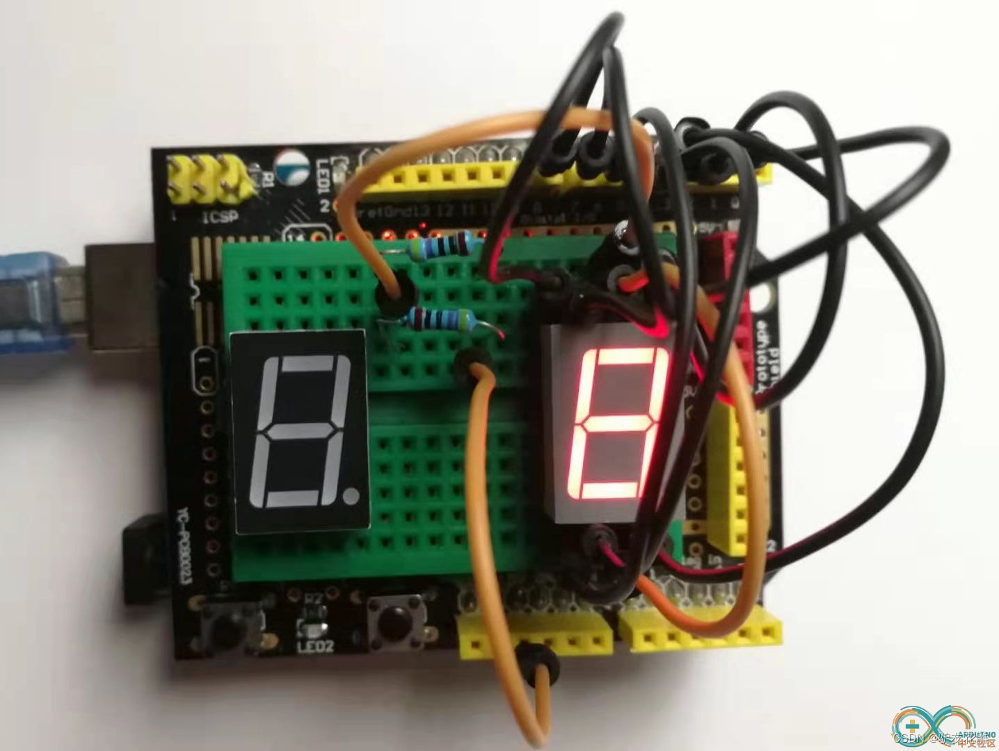 【雕爷学编程】Arduino动手做(47)---七段LED数码管模块2_seven seg led an (8 anodes)-CSDN博客