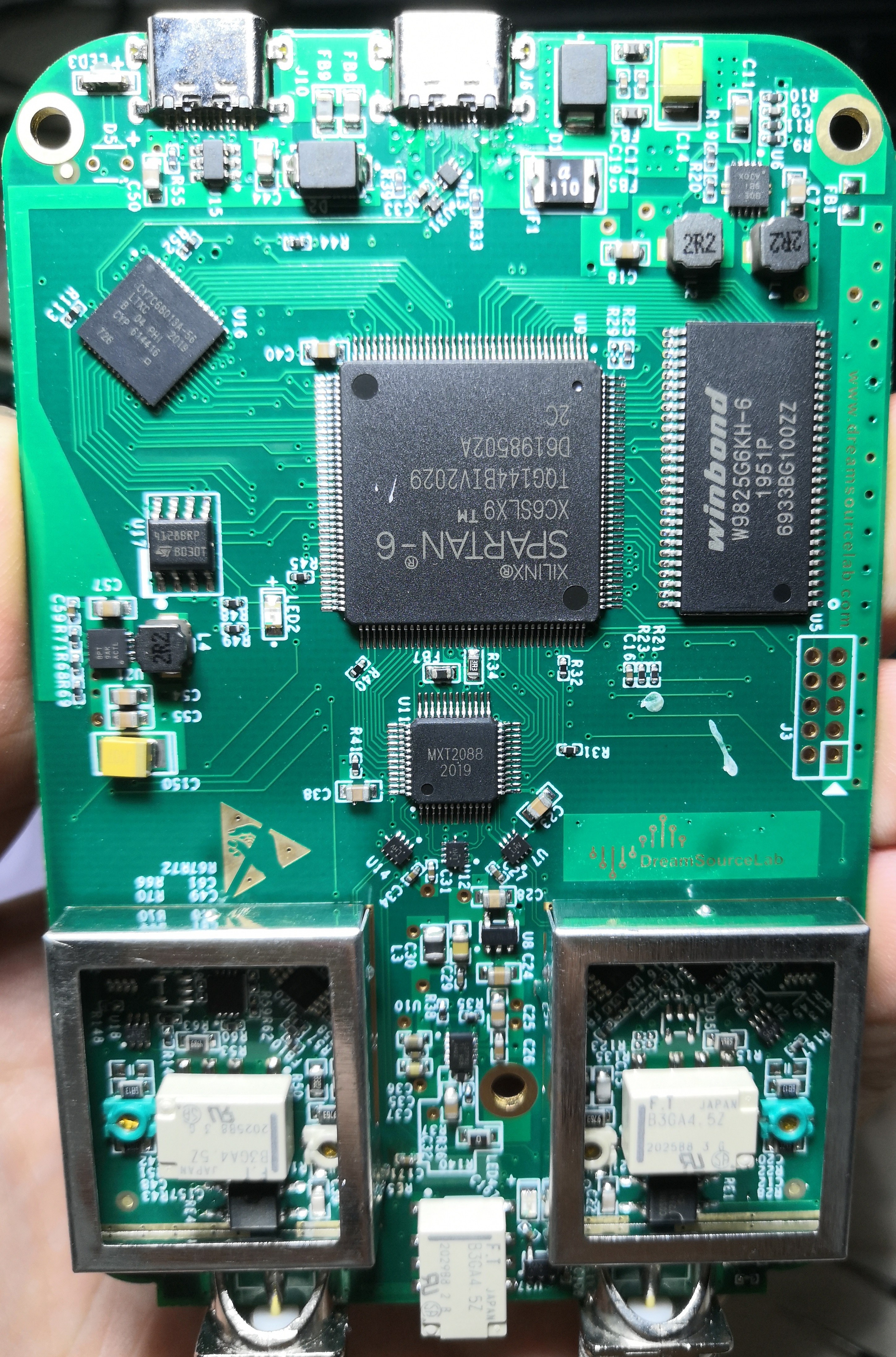 梦源虚拟示波器u2p20介绍拆机